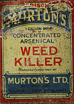 Poisonous Weed Killer Label